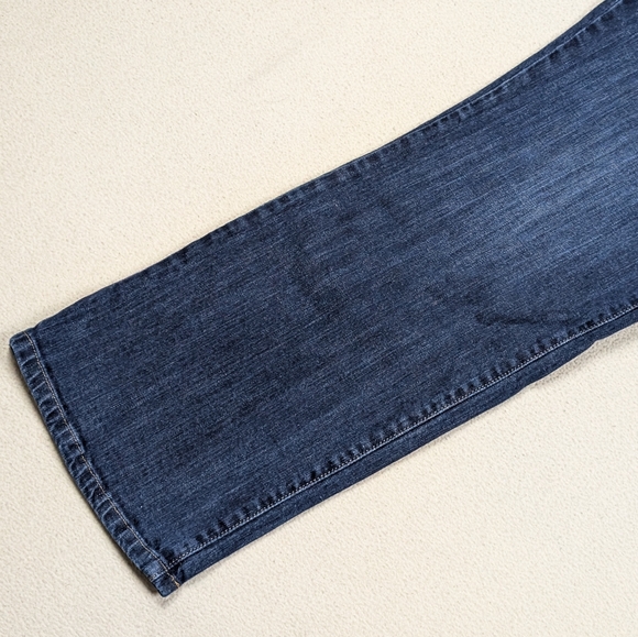 Women's Levi's 505 Straight Leg Stretch Jeans Medium Wash Size 16 35x28.5 - Picture 3 of 16